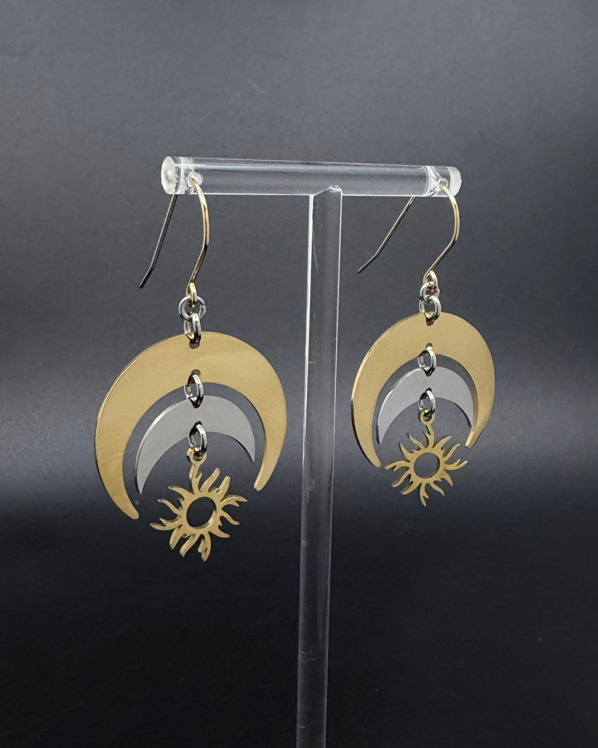 Eos Balance Earrings - Gold / Silver 30mm