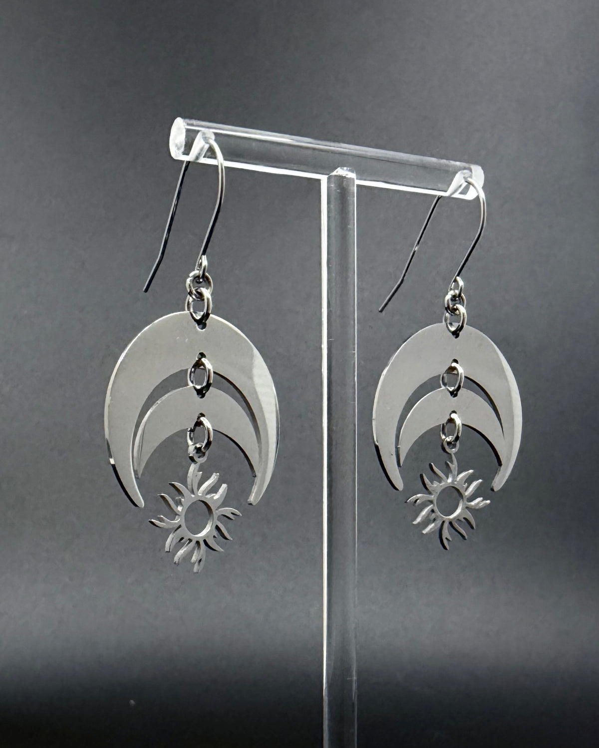 Eos Balance Earrings - Silver 30mm