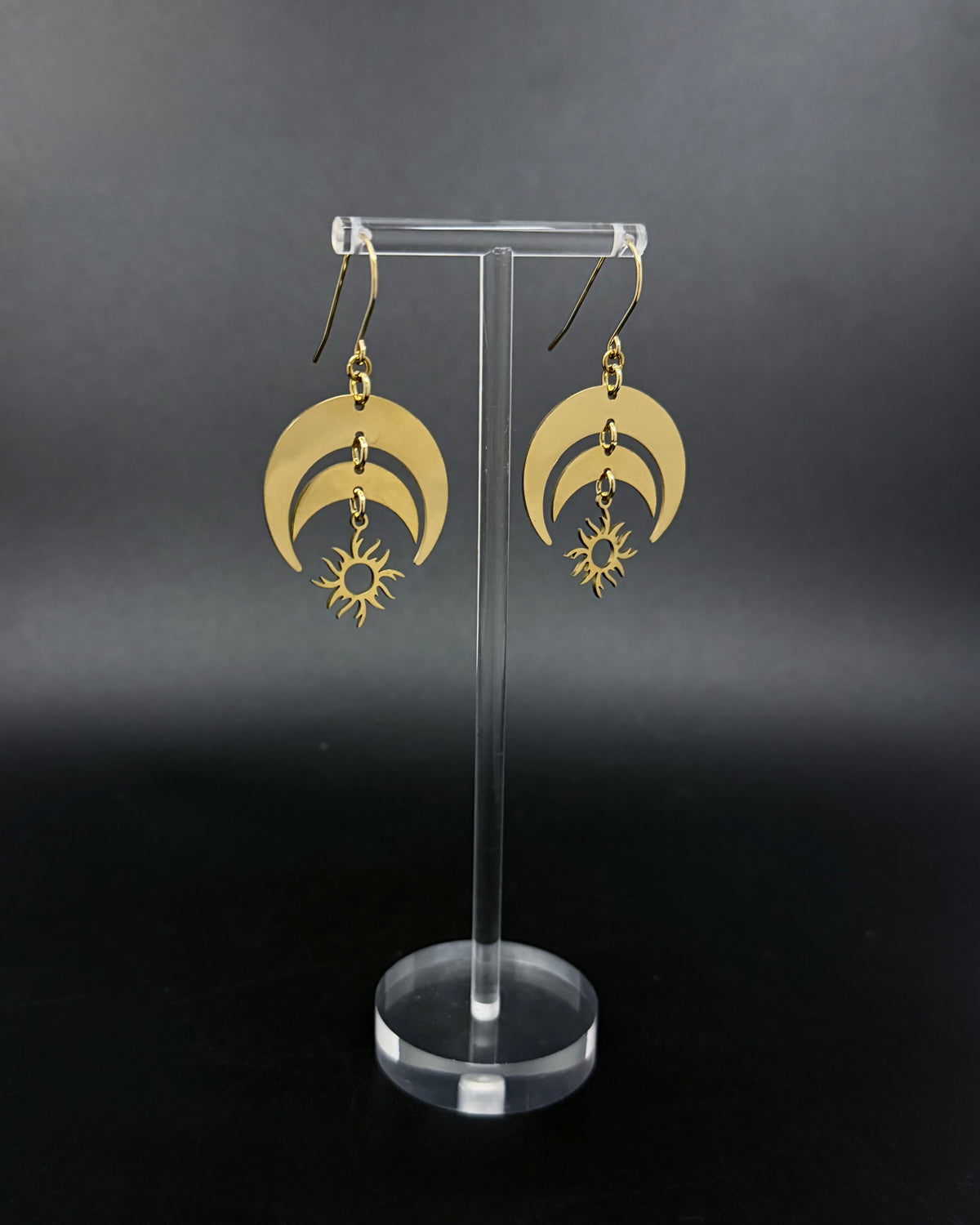 Eos Balance Earrings - Gold 30mm