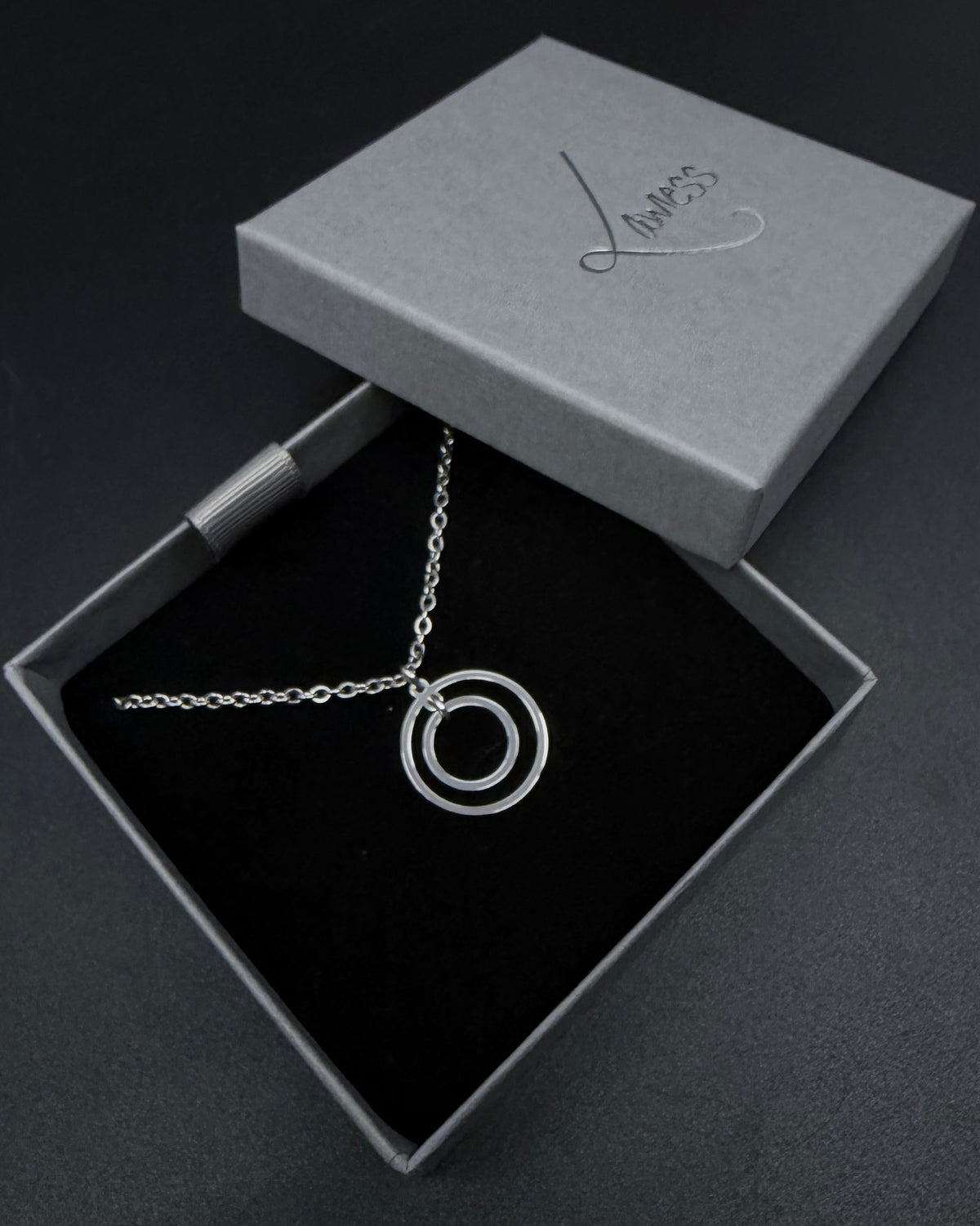 Cassini Align Necklace - 20mm Silver