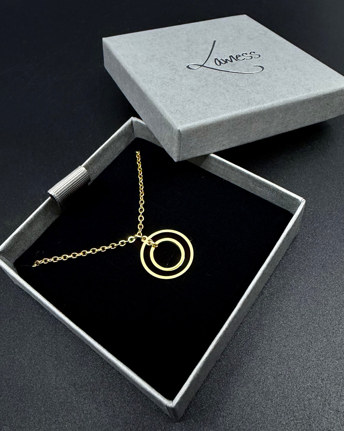 Cassini Align Necklace - Gold 20mm