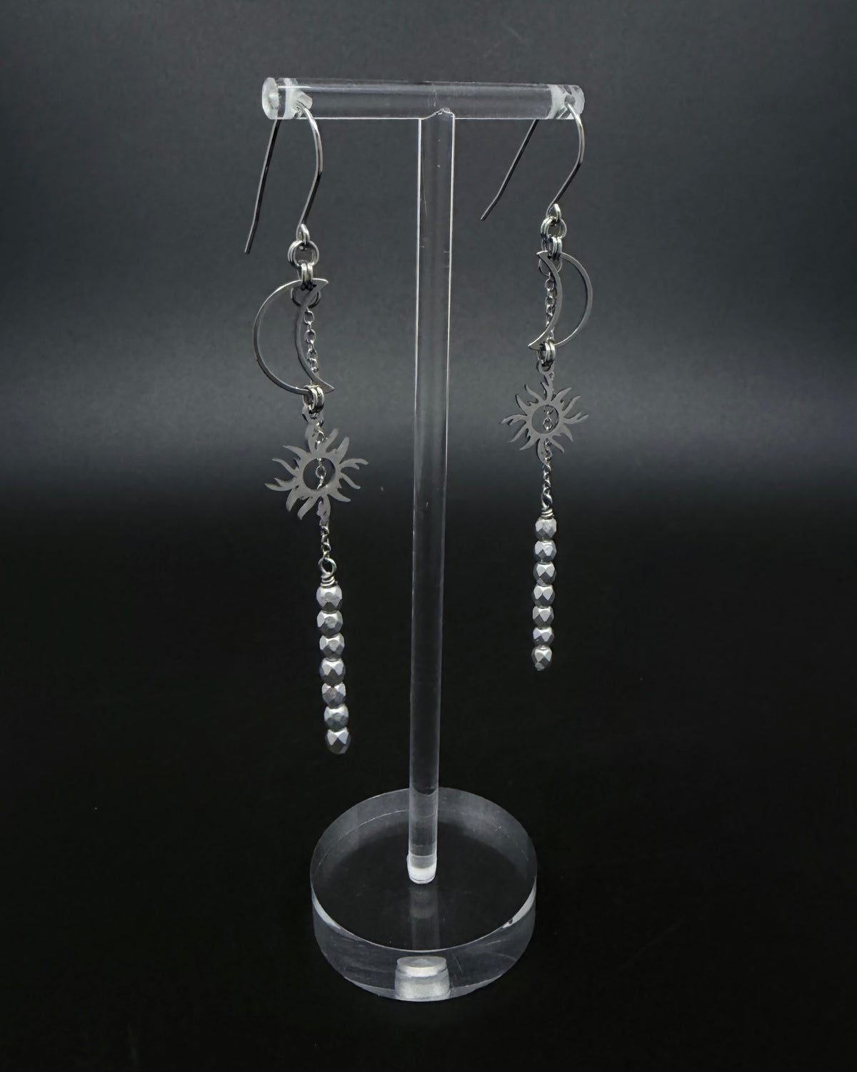 Eos Threshold Earrings - Silver 8.5cm