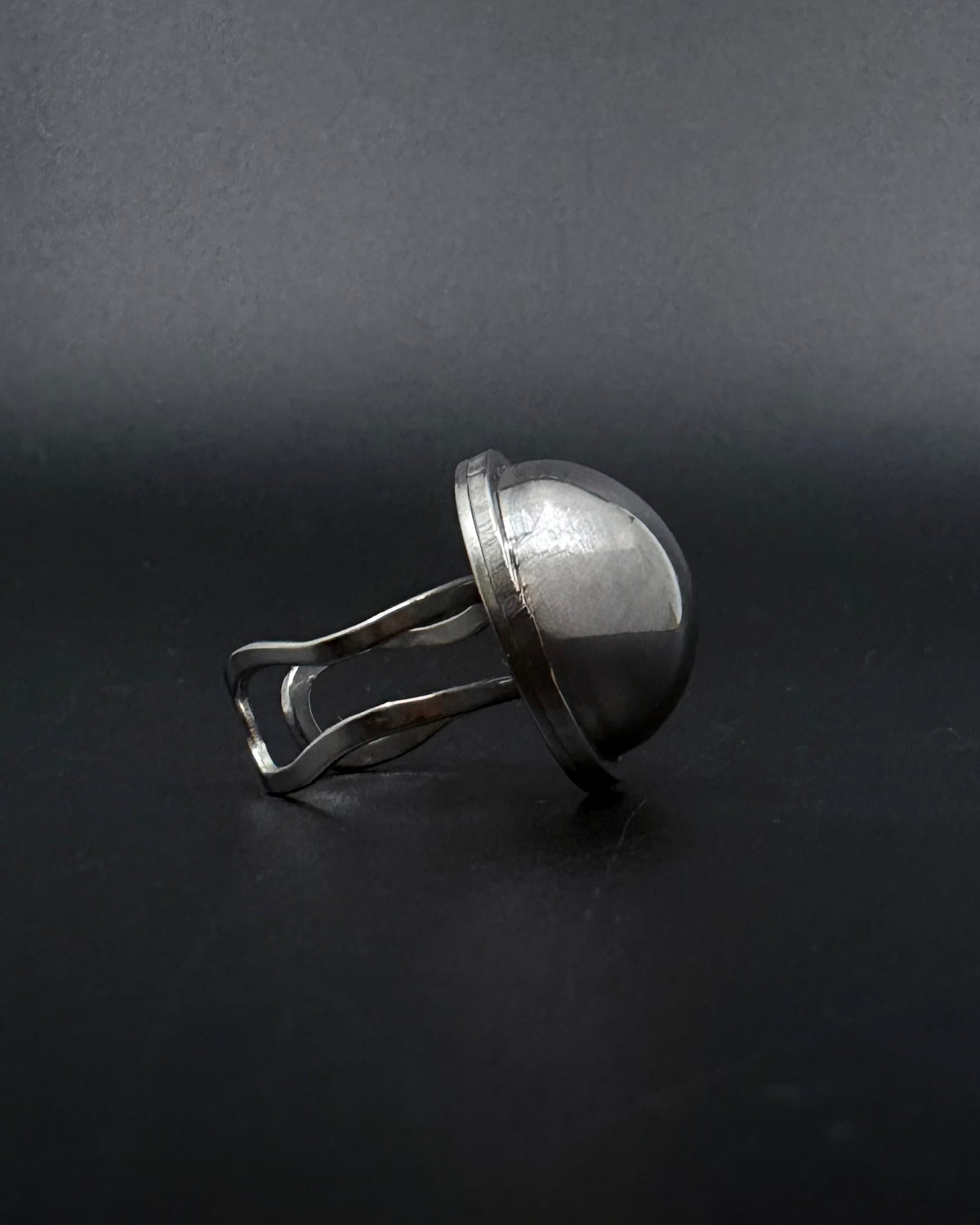 Cassini Halo Adjustable Ring - Silver 20mm