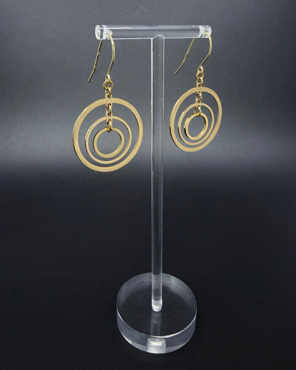 Cassini Align Earrings - Gold 30mm