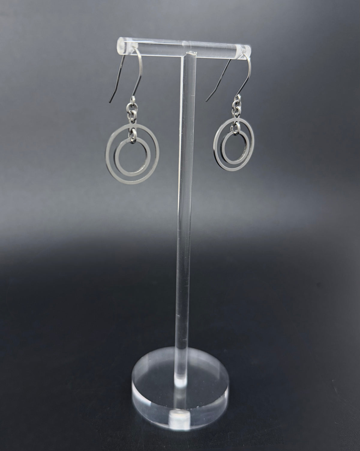 Cassini Align Earrings - 20mm Silver