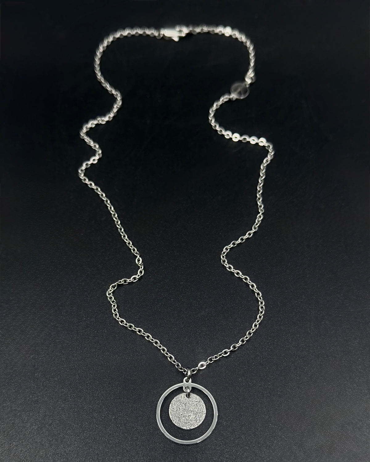 Cassini Halo Necklace - 20mm Silver